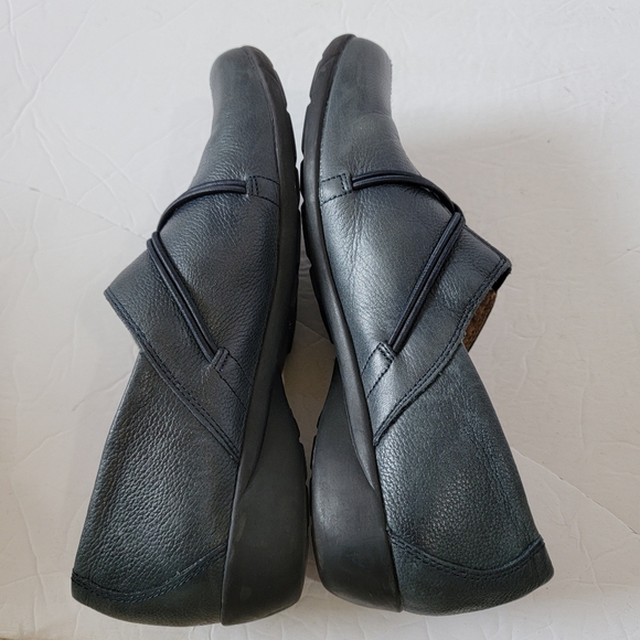 Naturalizer Black Leather Comfort Shoes Womens Sz 8.5M Slip-On Travel Everyday - Picture 6 of 10